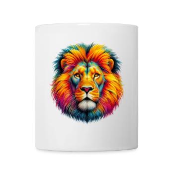 Löwe - Tasse - Weiß - Vorne