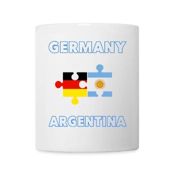 Germany Argentina Puzzle - Tasse - Weiß - Vorne