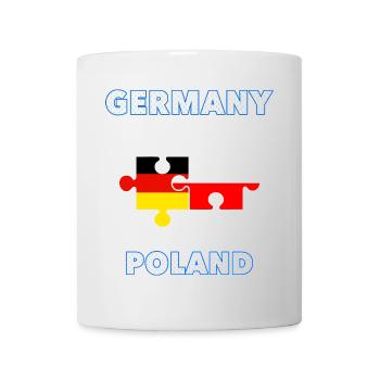 Germany Poland Puzzle - Tasse - Weiß - Vorne