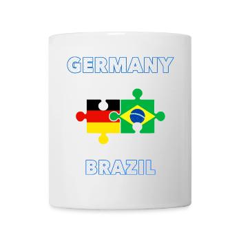 Germany Brazil Puzzle - Mug - white - Front