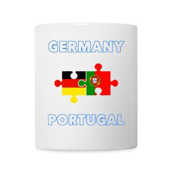 Puzzle Allemagne Portugal - Mug blanc - blanc - Devant