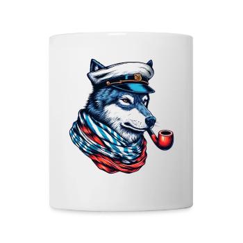 Seewolf Wolf Wölfe - Tasse - Weiß - Vorne