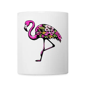 Flamant - Mug blanc - blanc - Devant