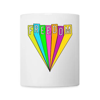 FREEDOM - Mug blanc - blanc - Devant