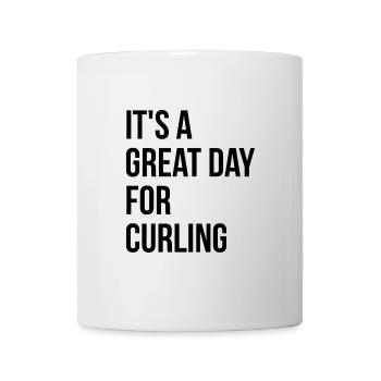 Curling - Mug - white - Front