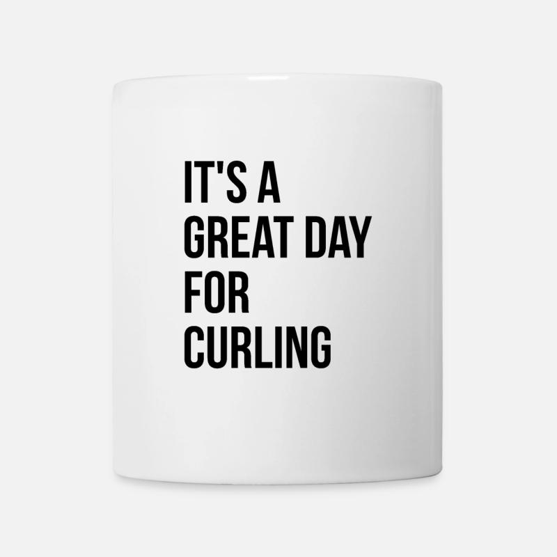Curling - Tasse - Weiß