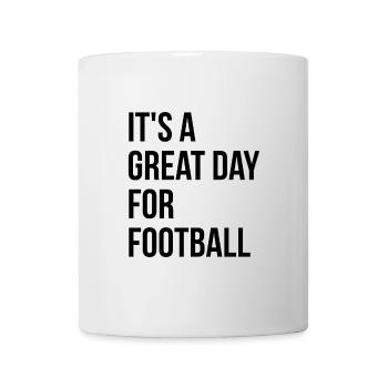 Fußball Fußball Fußball - Tasse - Weiß - Vorne