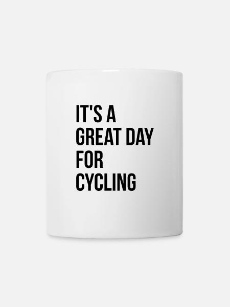 Radfahren, Radfahren, Radfahren - Tasse - Weiß