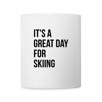 Ski - Tasse - Weiß - Vorne