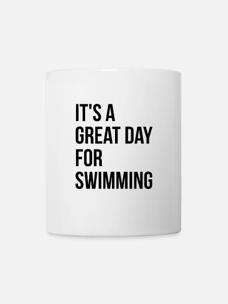 Swim Swim Swim - Mug - white