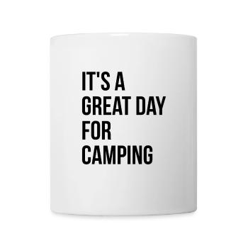 Camping - Mug blanc - blanc - Devant