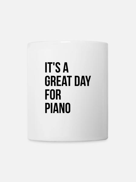 Piano Piano Piano - Mug blanc - blanc