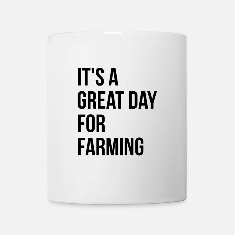 cultivateur - Mug blanc - blanc