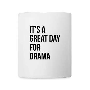 Drama - Tasse - Weiß - Vorne