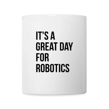 robotique - Mug blanc - blanc - Devant