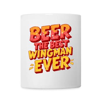 LA BIÈRE : LE MEILLEUR AILIER DE TOUS LES TEMPS - Mug blanc - blanc - Devant
