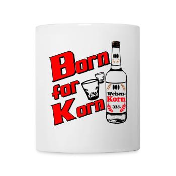 Korn , Party , Weizenkorn Born for Weizenkorn (25) - Mug - white - Front