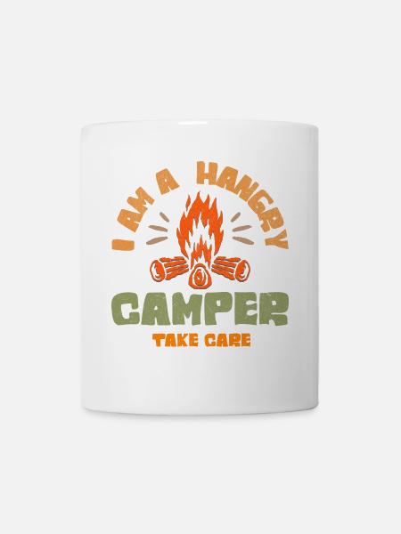 I'm a hungry camper - Mug - white