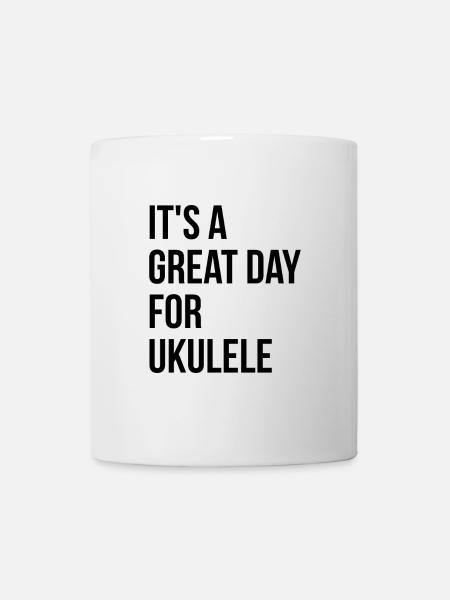 Ukulélé Ukulélé Ukulélé - Mug blanc - blanc