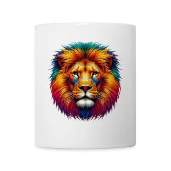 Löwe - Tasse - Weiß - Vorne
