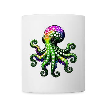 Pieuvre - Mug blanc - blanc - Devant