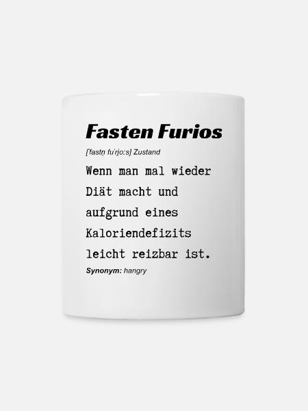 Fasten Furios - Tasse - Weiß