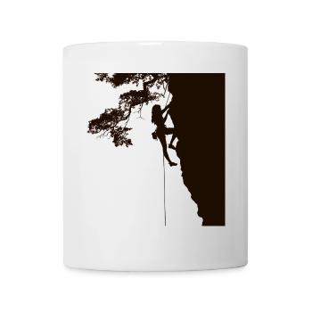 EXTREMSPORT KLETTERN MOUNTAIN CLIMBER 44 - Tasse - Weiß - Vorne