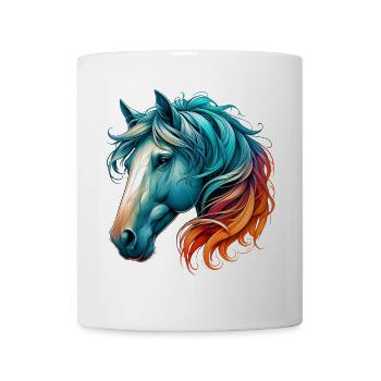 Cheval - Mug blanc - blanc - Devant