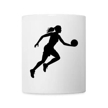Basketball Player Silhouette Basketball Player Fra - Mug - white - Front