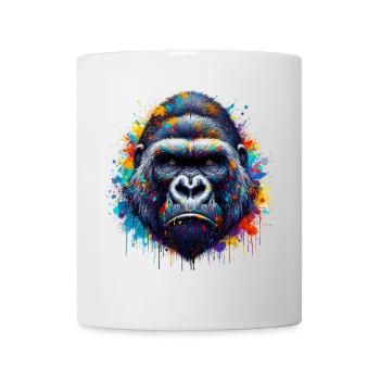 Gorille - Mug blanc - blanc - Devant