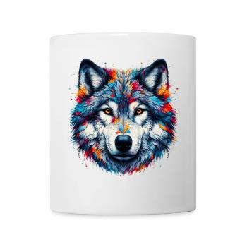 Wolf - Mug - white - Front