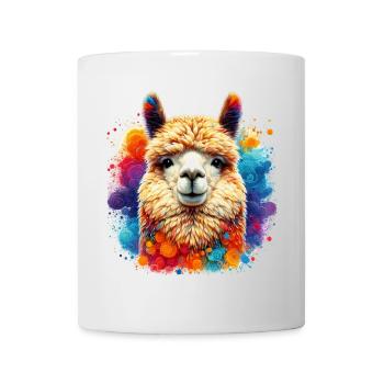 Alpaka - Tasse - Weiß - Vorne