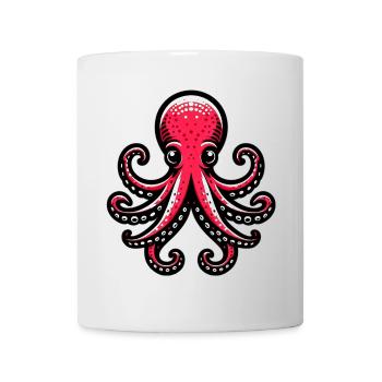 Pieuvre - Mug blanc - blanc - Devant