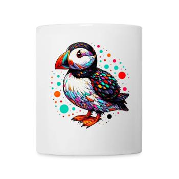 Papageitaucher - Tasse - Weiß - Vorne
