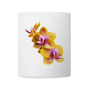 Fleur d’orchidée Phalaenopsis Sogo Lawrence Flowers 2 - Mug blanc - blanc - Devant
