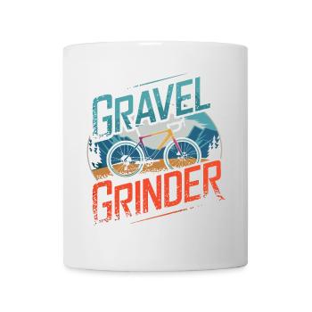 Gravel Grinder Bergfahrt - Tasse - Weiß - Vorne