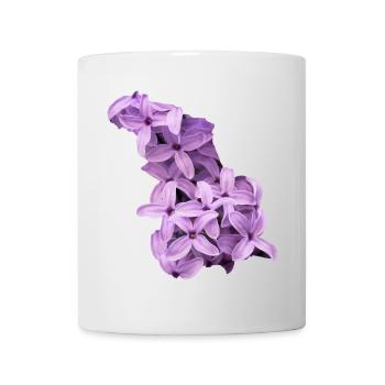 Fliederblütencluster - Tasse - Weiß - Vorne
