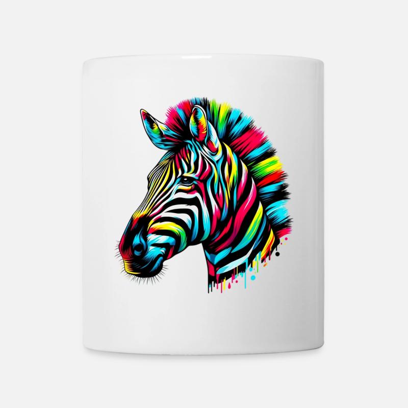 Zebra - Tasse - Weiß