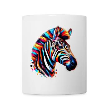 Zebra - Tasse - Weiß - Vorne