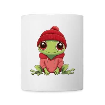 Frog Cute Cute Baby Kids Animal Cartoon - Mug - white - Front