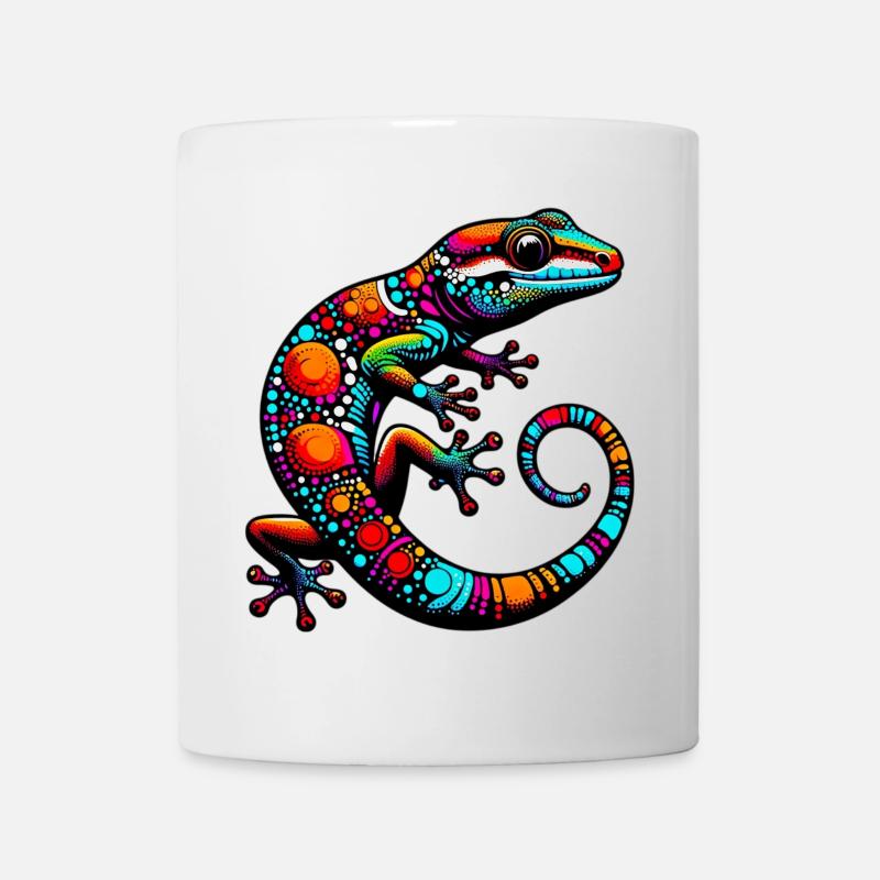Gecko - Tasse - Weiß