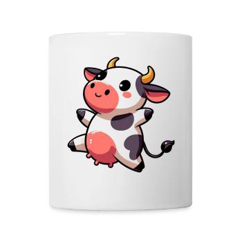 Vache - Mug blanc - blanc - Devant