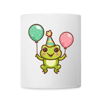 Frog Birthday Comic - Mug - white - Front