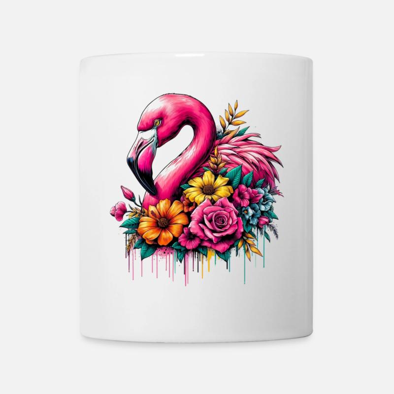 Flamingo - Tasse - Weiß