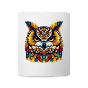 Hibou - Mug blanc - blanc - Devant