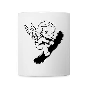 Snowboard Angel - Mug - white - Front
