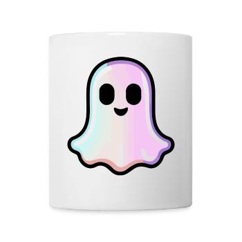 Symbole fantôme d’Halloween mignon - Mug blanc - blanc - Devant