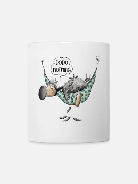 Dodo Noting Chillt In Hängematte - Tasse - Weiß