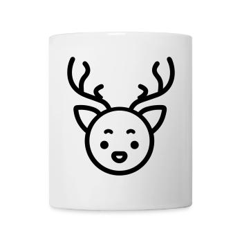renne - Mug blanc - blanc - Devant