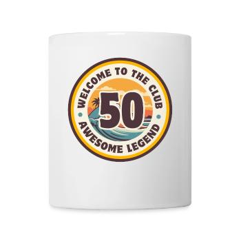 Bienvenue au Club 50 - Chemise d’anniversaire - Mug blanc - blanc - Devant